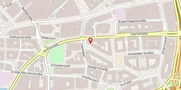 Karte der Umgebung von Burchardstraße 24, 20095 Hamburg