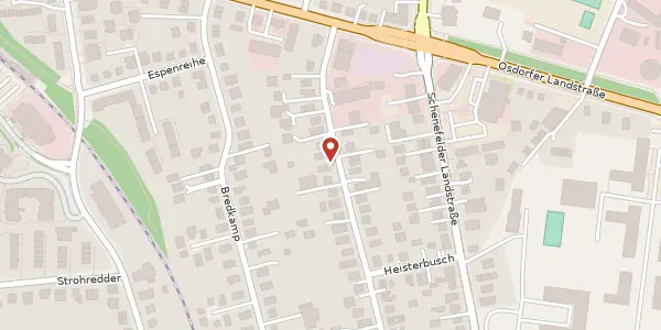 Karte der Umgebung von Simrockstraße 179, 22589 Hamburg