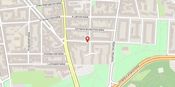 Karte der Umgebung von Auerstr. 12, 50733 Köln