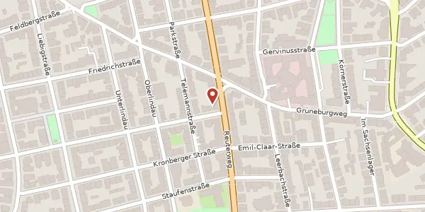 Karte der Umgebung von Eppsteiner Str. 2, 60323 Frankfurt