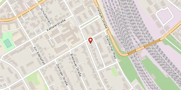 Karte der Umgebung von Wilhelm-Leuschner-Str. 22, 61169 Friedberg