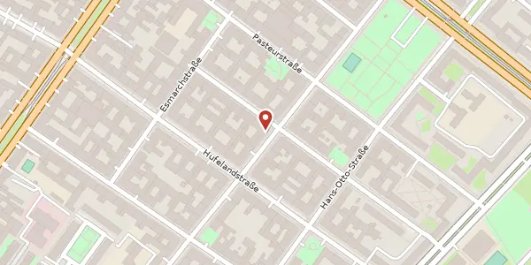 Karte der Umgebung von Bötzowstraße 31, 10407 Berlin