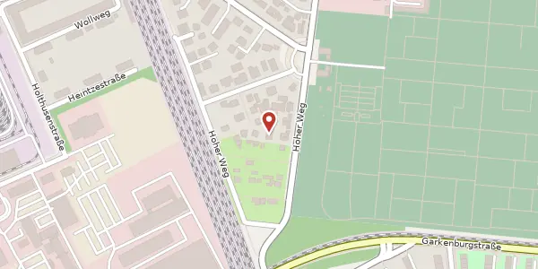 Karte der Umgebung von Hoher Weg 34, 30519 Hannover