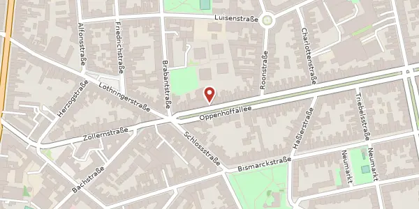 Karte der Umgebung von Oppenhoffallee 19, 52066 Aachen