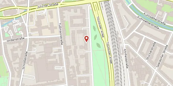 Karte der Umgebung von Marc-Chagall-Str. 164, 40477 Düsseldorf