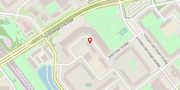 Karte der Umgebung von Warnitzer Straße 15, 13057 Berlin