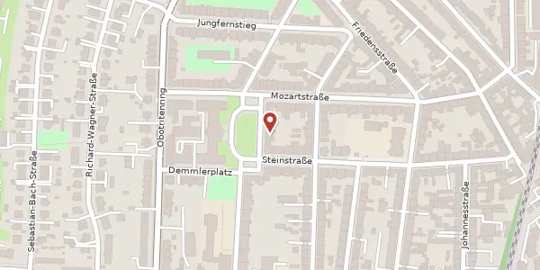 Karte der Umgebung von Demmlerplatz 5, 19053 Schwerin
