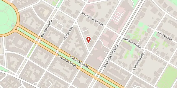 Karte der Umgebung von Sophienstraße 17, 68165 Mannheim