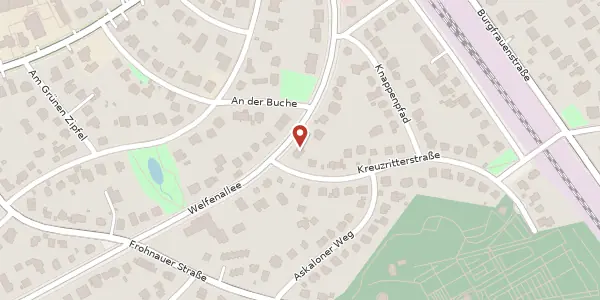 Karte der Umgebung von Welfenallee 25, 13465 Berlin