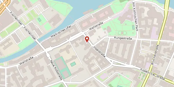 Karte der Umgebung von Inselstraße 9, 10179 Berlin