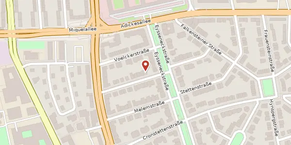 Karte der Umgebung von Neuhaußstr. 6, 60322 Frankfurt