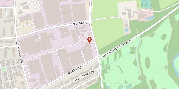 Karte der Umgebung von Wienburgstr. 171 a, 48147 Münster