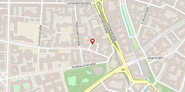 Karte der Umgebung von Pettenkoferstr. 4, 80336 München