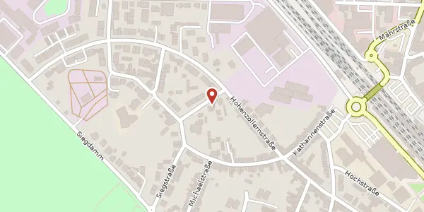 Karte der Umgebung von Breslauer Str. 3, 53721 Siegburg