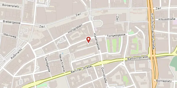 Karte der Umgebung von Töngesgasse 23-25, 60311 Frankfurt
