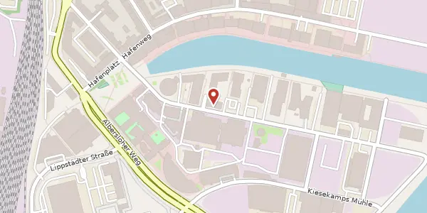 Karte der Umgebung von Am Mittelhafen 14, 48155 Münster