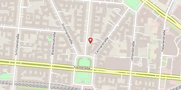 Karte der Umgebung von Knesebeckstraße 83, 10623 Berlin