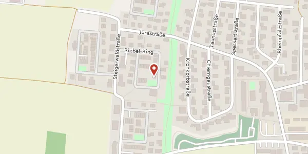 Karte der Umgebung von Riebel-Ring 9, 85049 Ingolstadt