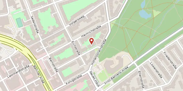 Karte der Umgebung von Uhlemeyerstraße 23, 30175 Hannover