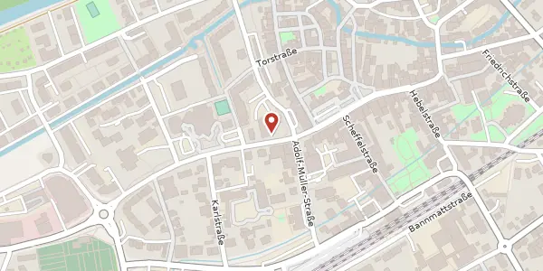 Karte der Umgebung von Hauptstraße 17, 79650 Schopfheim