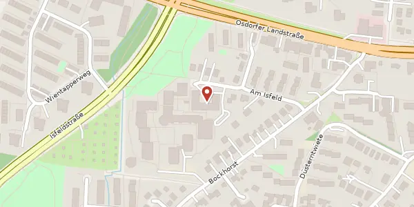 Karte der Umgebung von Am Isfeld 19, 22589 Hamburg