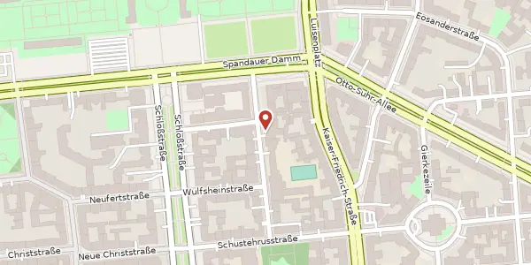 Karte der Umgebung von Nithackstraße 18-20, 10585 Berlin