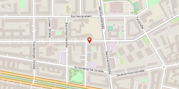 Karte der Umgebung von Thulestraße 42, 13189 Berlin