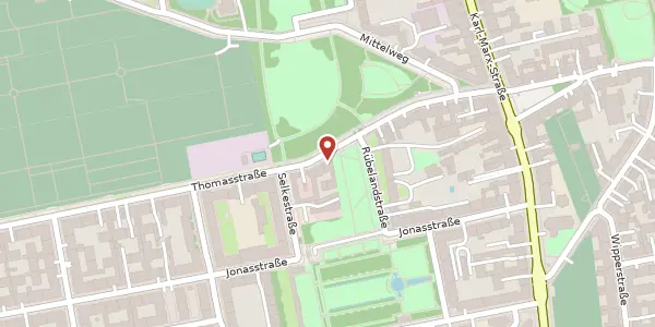 Karte der Umgebung von Thomasstraße 27, 12053 Berlin