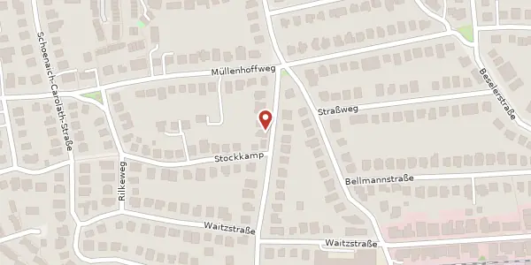 Karte der Umgebung von Alexander-Zinn-Straße 21, 22607 Hamburg