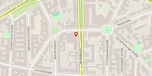 Karte der Umgebung von Bundesallee 23, 10717 Berlin