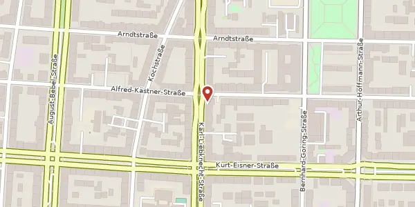 Karte der Umgebung von Karl-Liebknecht-Straße 91, 04275 Leipzig