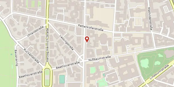 Karte der Umgebung von Goethestr. 47 / I, 80336 München