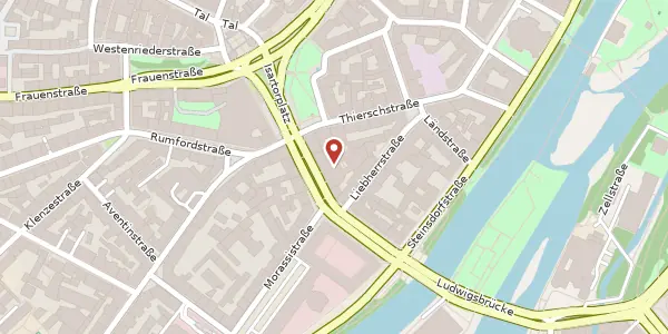 Karte der Umgebung von Zweibrückenstr. 5 - 7, 80331 München