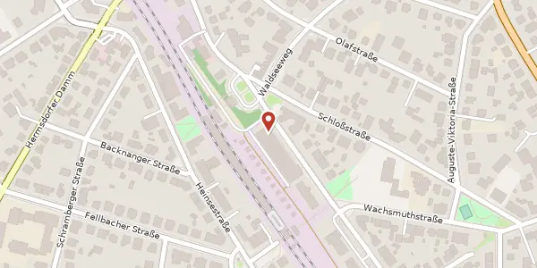 Karte der Umgebung von Glienicker Straße 6a, 13467 Berlin