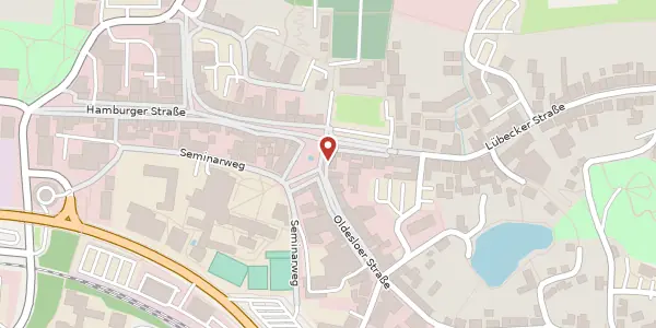 Karte der Umgebung von Oldesloer Straße 1, 23795 Bad Segeberg