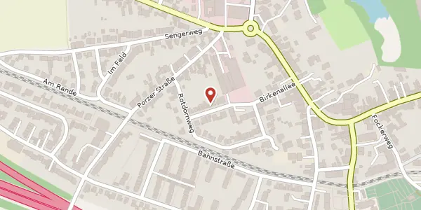 Karte der Umgebung von Birkenallee 20, 51107 Köln
