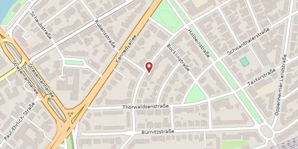 Karte der Umgebung von Passavantstr. 17, 60596 Frankfurt