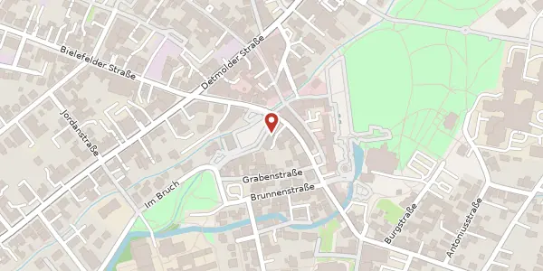 Karte der Umgebung von Lange Str. 8, 33175 Bad Lippspringe