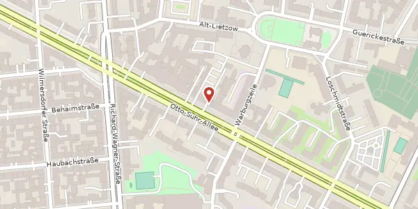 Karte der Umgebung von Otto-Suhr-Allee 84, 10585 Berlin