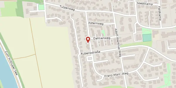 Karte der Umgebung von Nelkenweg 18, 48165 Münster
