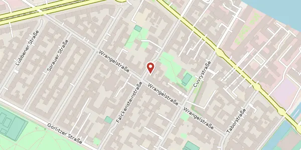 Karte der Umgebung von Falckensteinstraße 36, 10997 Berlin