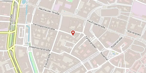 Karte der Umgebung von Altheimer Eck 13, 80331 München