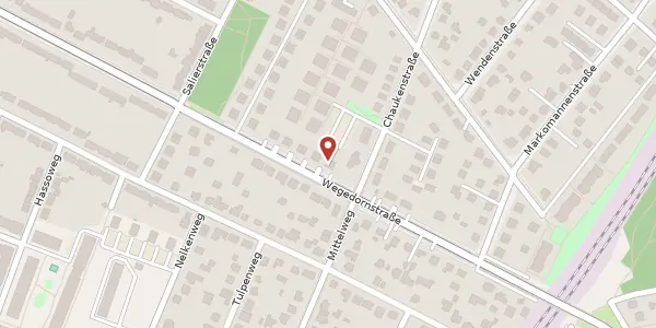 Karte der Umgebung von Wegedornstraße 267, 12524 Berlin