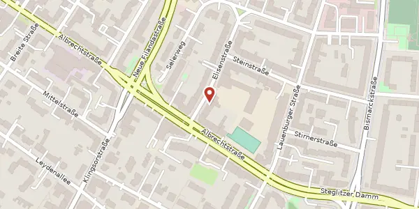 Karte der Umgebung von Elisenstraße 2, 12169 Berlin