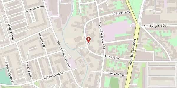 Karte der Umgebung von Bogenstraße 9 A, 99089 Erfurt