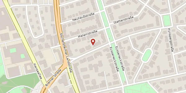 Karte der Umgebung von Cronstettenstr. 62, 60322 Frankfurt