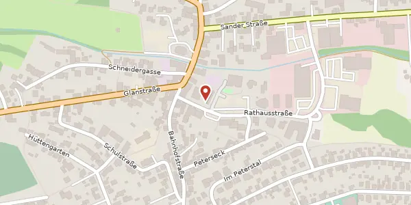 Karte der Umgebung von Rathausstraße 3, 66901 Schönenberg-Kübelberg