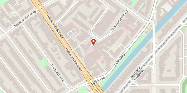 Karte der Umgebung von Straßenbahnring 15, 20251 Hamburg