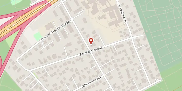 Karte der Umgebung von Quantzstraße 12, 14129 Berlin