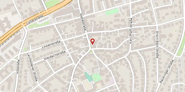 Karte der Umgebung von Epplestraße 23, 70597 Stuttgart